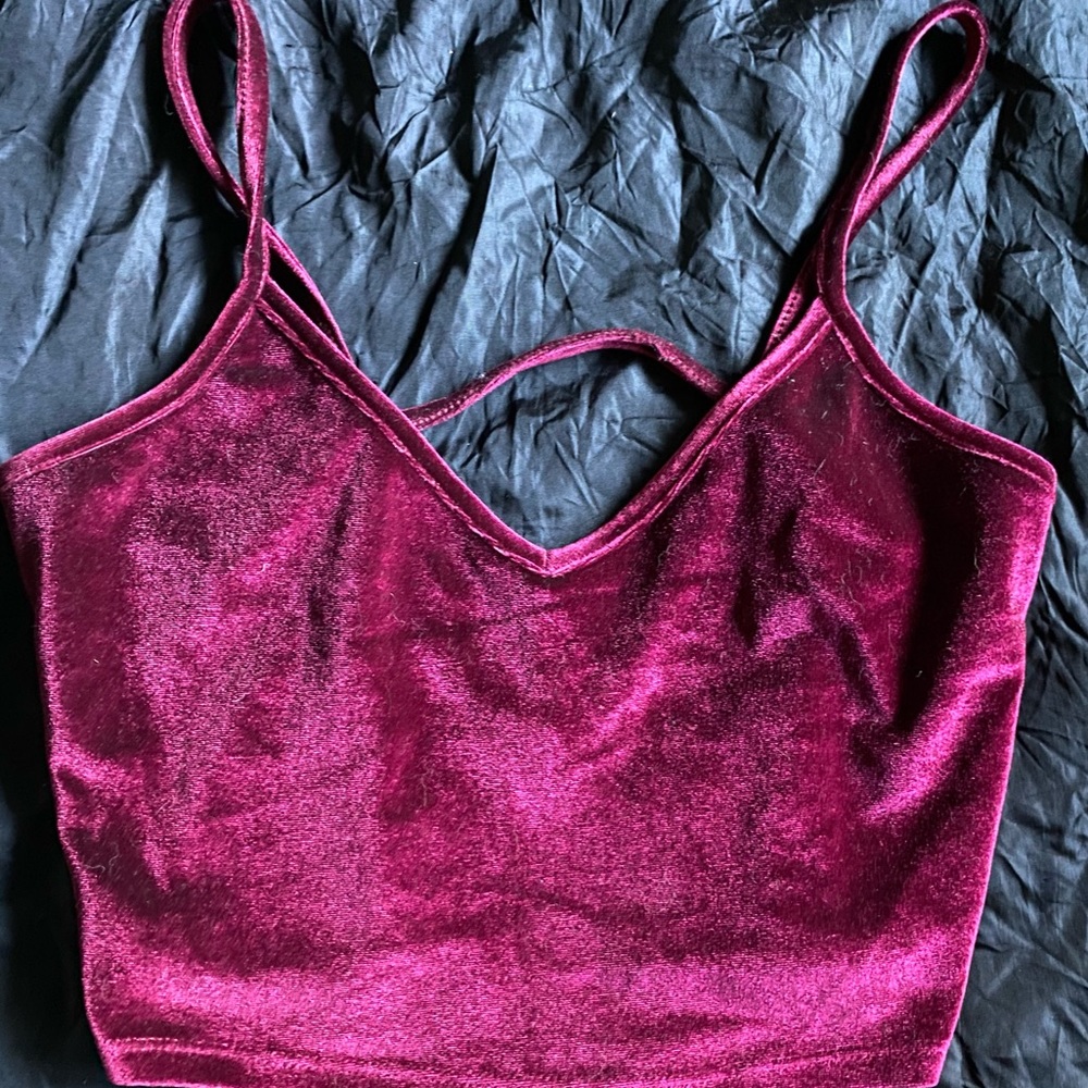 Velvet bralette